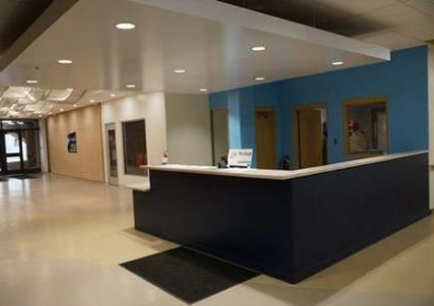 Main entrance lobby, reception desk